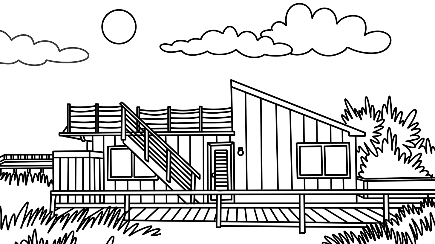 Fire Island Coloring Book